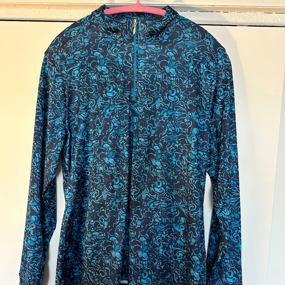 Long Sleeve GU Shark Dry Play Shirt   Size Large